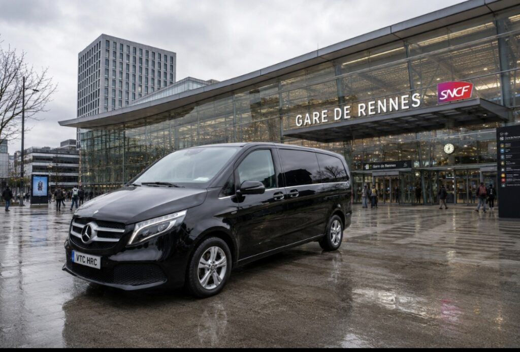 Chauffeur privé VTC à la gare de Rennes