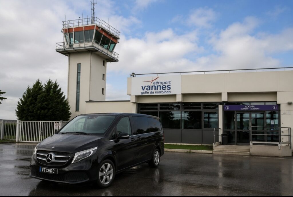Mercedes Classe V 7 places de VTC HRC dans le Golfe du Morbihan